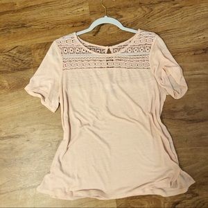 Soft Pink Casual Top